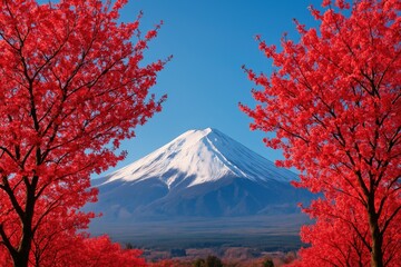 Blooming cherry trees and their flowers