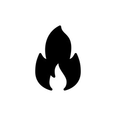 Fire icon symbol for apps and websites. fire sign and symbol