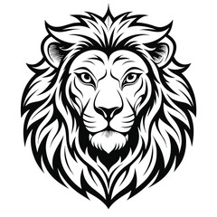Fototapeta premium lion head line art Bold, Minimalist Logo Design for Branding