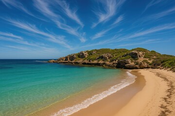 Obraz premium Stunning sanctuary of penguins