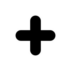 Obraz premium Plus icon symbol for apps and websites. Add plus sign and symbol
