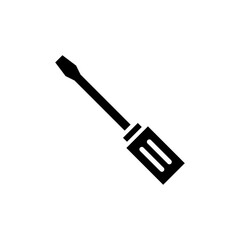 Screwdriver icon symbol for apps and websites. tools sign and symbol