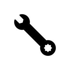 Wrench icon symbol for apps and websites. repair icon. tools sign and symbol