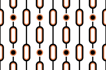 Seamless abstract geometric pattern. Vector Illustration