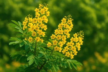 Obraz premium Flowering Cassia siamea Tree