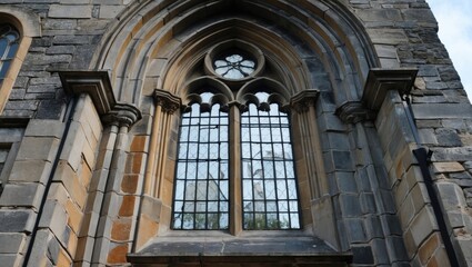 Fototapeta premium Stained glass window in a church