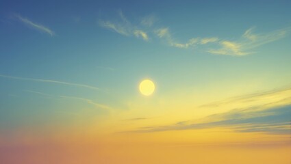 Golden sunset shimmered at the horizon, dark blue sky, grey cloud, super cold breeze, January view.