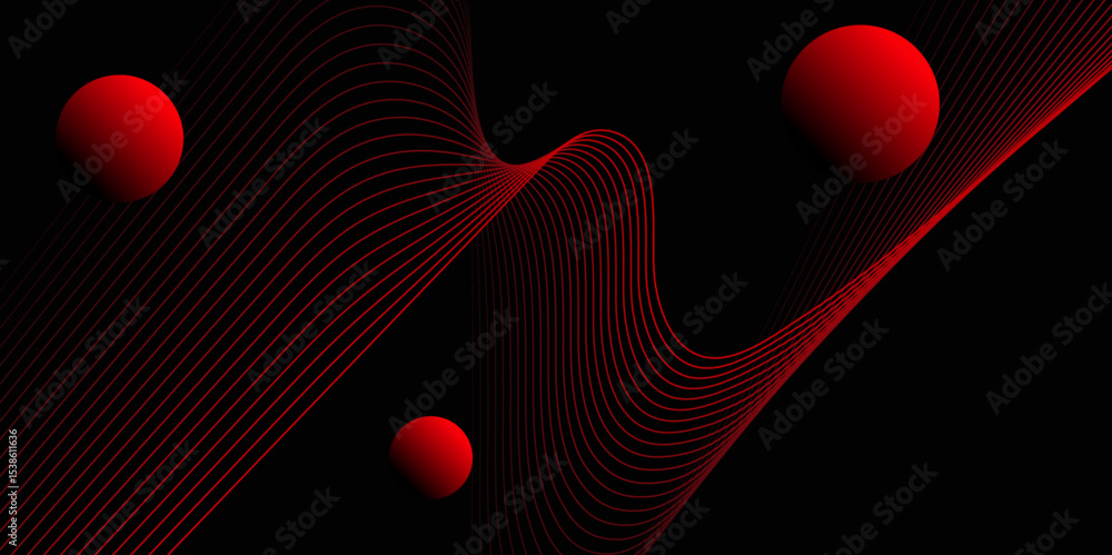 Poster abstract background with lines. vector background with waves. background for music album, poster, ca