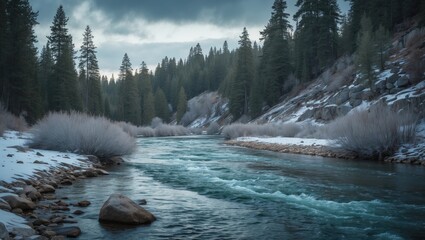 Hammer, Scheibum, Kammerl, Saulgrub, Bad Kohlgrub, Altenau, rocks, river, turquoise, water, white water, stones, rock, landscape, Canada, bank, river bank, rivers, stream, brook, river
