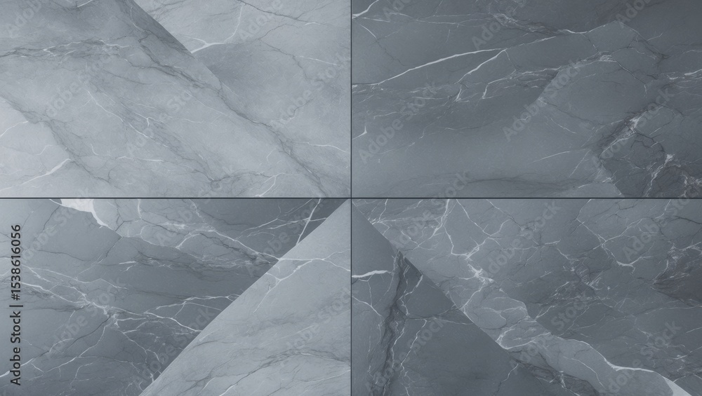 Poster gray marble pattern texture background showcasing an elegant and sophisticated design.
