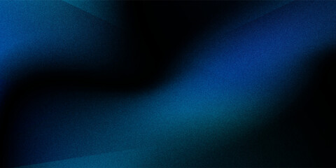 Black navy dark cobalt blue abstract background. Color gradient ombre transition. Noise grain particle granular. Wave wavy line stripe. Diagonal. Neon electric bright metallic shimmer glitter. Design.