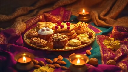 Bhai Duj Mithai Background

