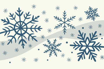 minimalist-vector-of-a-winter-snowflake-pattern