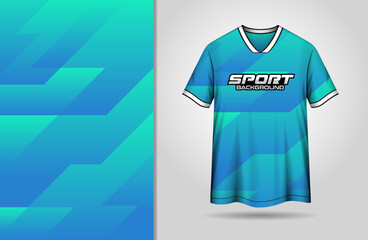 Sport jersey gradient blue background