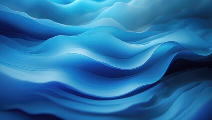 A mesmerizing combination of deep blue hues adorns the canvas, highlighting a harmonious interplay of texture and color, evoking feelings of tranquility and inspiration.