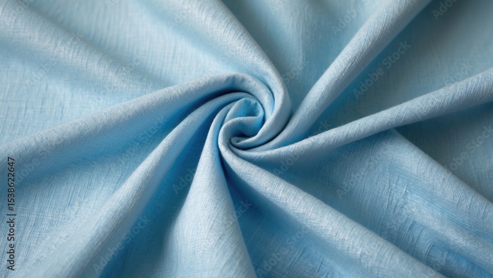 Aufkleber blue muted shade color paper texture background with a faded linen weave cloth pattern at an angle, 