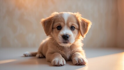 Friendship persists captured in an image of a puppy.