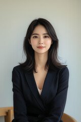 Obraz premium 단정한 아시아 여성