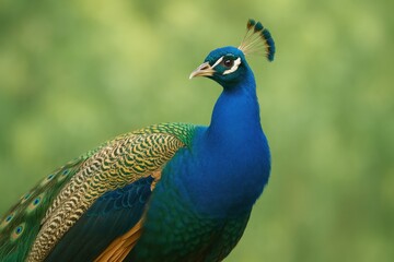Obraz premium A majestic bird with vibrant feathers