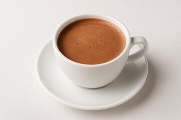 Fototapeta premium Chocolate beverage served in a mug