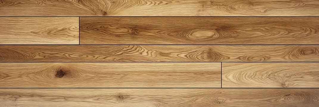 2d flat seamless texture of wide plank wooden floor light oak wood natural grain detail clean matte finish top down view