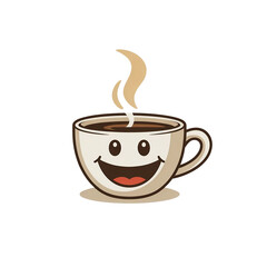 coffee cup smiley face clipart