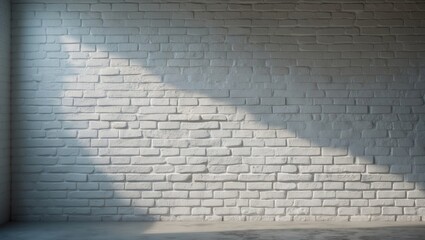 White tile background with sidelight effect