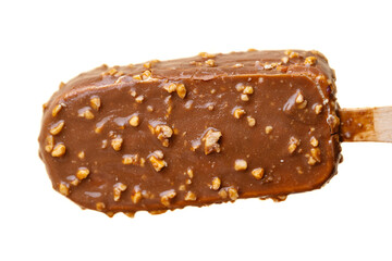 chocolate ice cream on a stick