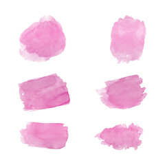 watercolor paint brush strokes