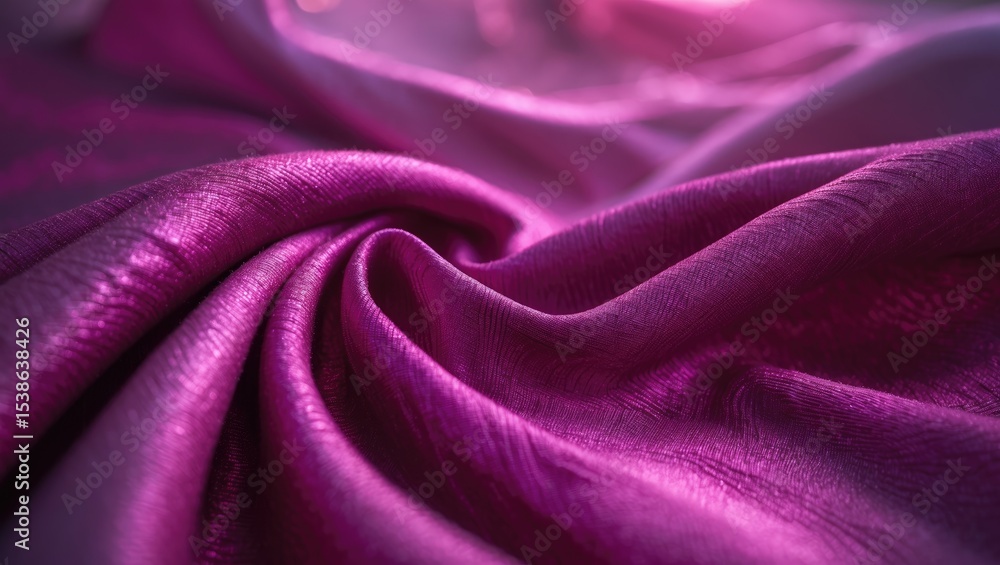 Poster close-up of a pink textile with textured weave, providing an elegant background for design projects.