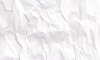 white crumpled paper