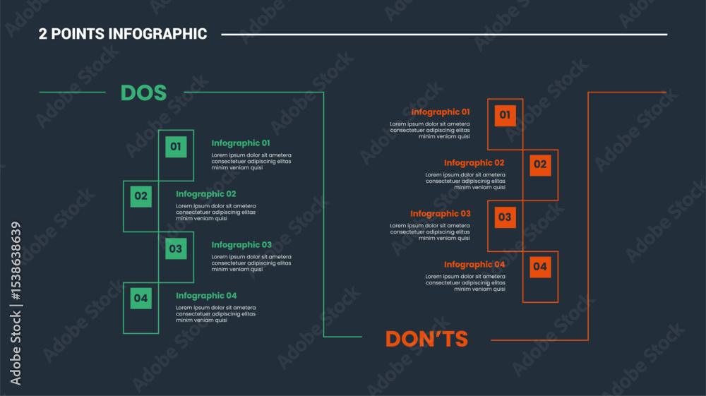 Aufkleber comparison choice infographic process diagram with creative rectangle box vertical list side by side