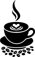 coffee vector illustration, isolated on white