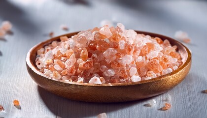 close up of himalayan sea salt