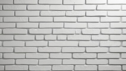 Obraz premium White brick wall texture ideal for background or design