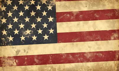 american flag grunge