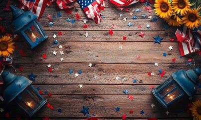 4 july background