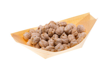 dry chickpeas isolated