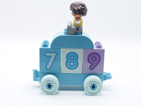Lego number train duplo in Manila, Philippines