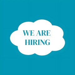 cloud computing concept on blue background