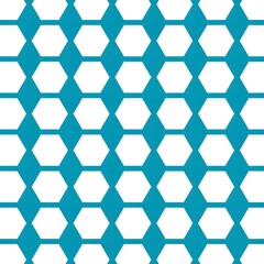 seamless pattern with blue hexagons