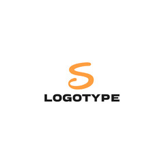 Modern abstract letter S logo in vector.