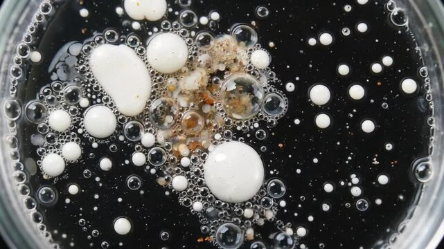 Bubbles and colonies in the petri dish of the microworld