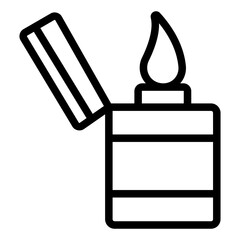 lighter Line Icon