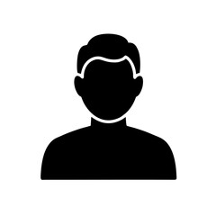 Generic Male User Profile Icon: Placeholder Avatar & Account Symbol