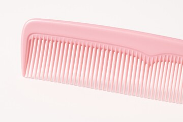 Detailed view of a hair comb