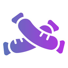 sausage Gradient icon