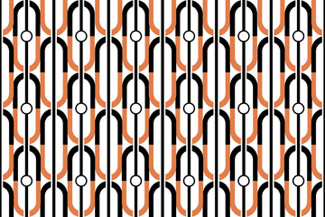 Seamless abstract geometric pattern. Vector Illustration