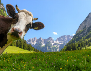 Cow in the farm © MOHAMED