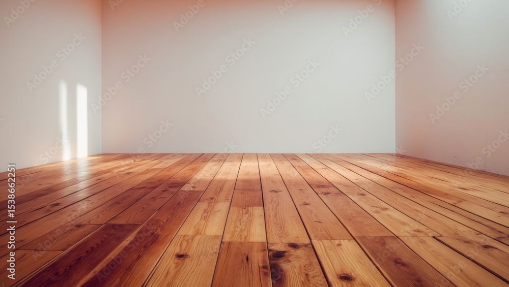 Aufkleber empty old wooden table isolated on a white background with no other objects present.